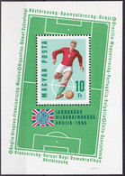 Ungarn, 19666, 2239 Block 53 A, MNH **, Football World Cup England - 1966 – Angleterre