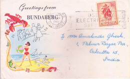 AUSTRALIA : PRIVATE ILLUSTRATED COMMERCIAL COVER : YEAR 1961 : SPECIAL CANCELLATION ON ELECTRICITY - Lettres & Documents