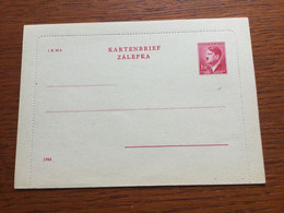 K24 Böhmen Und Mähren Ganzsache Stationery Entier Postal K 4IIa - Cartas