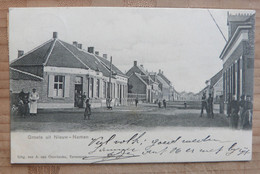 Nieuwnamen Nieuw Namen. Straatzicht Op O.m. Cafe Het Schippershuis  1907 - Hulst