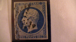 25 C Bleu Catalogue Cérès En 2009   N°10  Coté 50 Euros - 1852 Louis-Napoleon