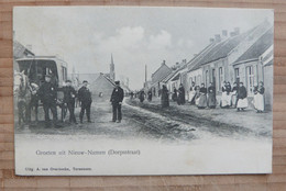 Nieuwnamen Nieuw Namen.  Dorpstraat. 1908 - Hulst