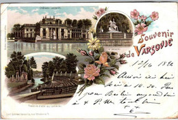 Souvenir De VARSOVIE (litho Chromo) Année 1896 - Polen