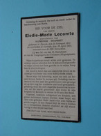 DP Elodie-Marie LECOMTE ( A Despriet ) Zarren 23 Feb 1873 - Kortrijk 28 April 1921 ( Zie Foto's ) ! - Obituary Notices