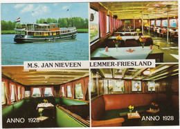 Lemmer - M.S. 'Jan Van Nieveen' - 'Lemmer Boot' - Salonboot, Anno 1928 - (Friesland) - In- & Exterieur - Lemmer