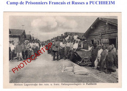 PUCHHEIM-RUSS. U. Franz.LAGER-Camp De Prisonniers RUSSES Et Francais-CARTE Imp. All.-Guerre 14-18-1WK-Militaria-Deutschl - Fuerstenfeldbruck