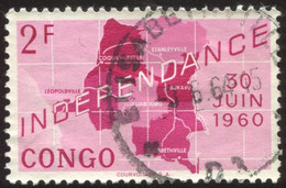 Pays : 131,2 (Congo Belge)  Yvert Et Tellier  N° :  376 (o) - Used Stamps