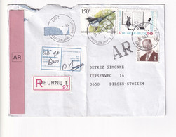 RECOMMANDE - AANGETEKEND - Brief / Lettre - Antwerpen Deurne Naar Dilsen-Stokkem - Buste-lettere