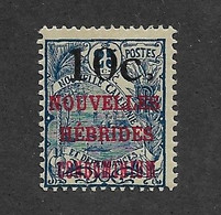 NOUVELLES HEBRIDES (New Hebrides) - VARIETE Constante (400ex.), Point Presque Absent Après Le C - YT 59* (MH), 1920 - Nuevos