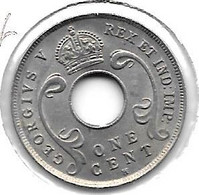 *East Africa Uganda 1 Cent 1917 H  Km 7   Unc - Colonie Britannique