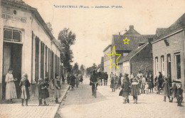 SINT-PAUWELS (Waas) - Zandstraat 2é Zicht - Carte Circulé En 1921 - Sint-Gillis-Waas