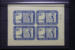 FRANCE - Bloc Non Dentelé Du Salon Internationale Des Industries Maritimes Et Fluviales De Paris En 1948  - L 110542 - Blocks & Sheetlets & Booklets