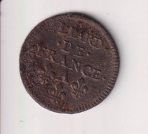 1 Liard De France 1655 A - Louis XV Buste Juvénile - TTB - 1643-1715 Luigi XIV El Re Sole