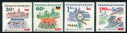 CZECHOSLOVAKIA 1977 Peace Cycle Tour MNH / **. Michel 2370-73 - Unused Stamps