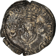 Monnaie, France, Henri II, Douzain Aux Croissants, 1554, Troyes, TB+, Billon - 1547-1559 Henry II