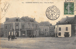 CPA 44 GUEMENE-PENFAO PLACE DE L'EGLISE - Guémené-Penfao