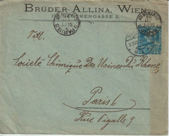 Autriche 1909 Entier Lettre Pour La France Paris - Stamped Stationery