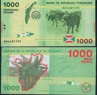 BURUNDI P51 1000  FRANCS 2015  #BA  UNC. - Burundi