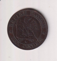 2 Centimes France 1857 W - Andere & Zonder Classificatie