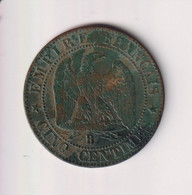 5 Centimes France 1856 B - Otros & Sin Clasificación