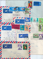 AFRIQUE DU SUD SOUTH AFRICA Lot De 12 Lettres Avec Bel Affranchissement Sur Lettres Entières - Collections, Lots & Séries