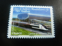 Voyage En Train - TGV Duplex - Belfort-Montbelliard - LP20g. - Autoadhésif - Multicolore - Oblitéré - Année 2014 - - 2010-.. Matasellados