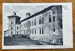 ROCCA DI SCANDIANO - REGGIO EMILIA  -  VIAGGIATA 1903- CPF114 - Reggio Emilia