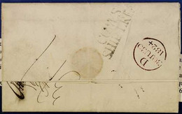 1824 COWES SHIP LETTER (ISLE OF WIGHT) On Entire Letter Cuba To London. For More Images, Please Visit Http://www.sandafa - ...-1840 Prephilately