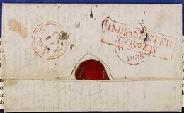 1835 INDIA LETTER COWES (ISLE OF WIGHT) Entire Letter Hobart Town, Tasmania To Scotland. For More Images, Please Visit H - ...-1840 Prephilately