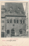 A2275) EISLEBEN - Luther's Sterbehaus - Tolle LITHO 19030 - Eisleben