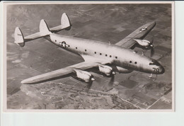 Vintage Rppc United States Air Force USAF Lockheed Constellation L-C69 Aircraft - 1919-1938: Entre Guerres