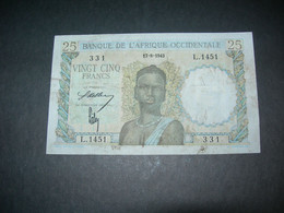Afrique Occidentale 25 Francs 1943 - Other - Africa