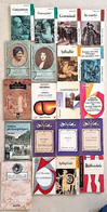 Lot 20 Livres Classiques Larousse, Hachette Etc.. Tous Différents. Littérature Française (Lot 1) - Bücherpakete