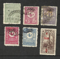 Turquie JOURNAUX N°12, 19, 23, 25, 26, 47 Cote 8.75€ - Dagbladzegels