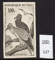 Mali 1965 300fr Oiseau Epreuve De Couleur, Vulture - Bird Colour Trial / Proof In Grey And Black. Mint - Adler & Greifvögel