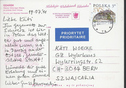 Polen Postkaart Uit 2011 Met 1 Zegel (3774) - Covers & Documents