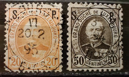 LUXEMBOURG - SERVICE 1891 N° 69 - 73 O (voir Scan) - Servizio