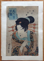 Kuniyoshi Utagawa (1797-1861) (2) Japanese Old Original Colored Xylograph - Measures Cm.25x36. - Oosterse Kunst