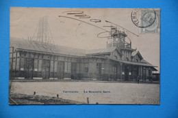 Termonde 1908: La Nouvelle Gare Animée. Rare - Dendermonde