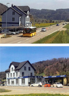 Niederhofen - Höfli  Bichelsee  Subaru  Garage 2 Bild  Postauto  H  Limitierte Auflage! - Autres & Non Classés