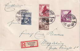 DR - Finsterwalde 1939 Tag D. Briefmarke Einschreibebrief N. Magdeburg - Lettres & Documents