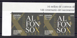 ESPAÑA 2021  ** MNH ED. 5537 EFEMRIDES. VIII CENT. NACIM. ALONSO X. TOLEDO BL.2 - Unused Stamps