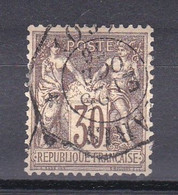 Levée Exceptionnelle E 1 PARIS  ( 60 ) S / N° 69 - 1876-1878 Sage (Type I)