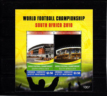 Soccer World Cup 2010 - GRENADA - S/S MNH - 2010 – África Del Sur