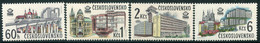 CZECHOSLOVAKIA 1978 Prague Buildings MNH / **..  Michel 2458-61y - Unused Stamps