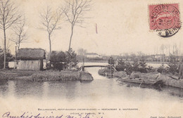 Delcampe - BALLANCOURT - Petit-Saussay - Restaurant E. Vautravers - Pêche Et Chasse - Ballancourt Sur Essonne
