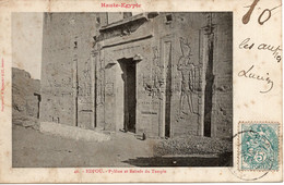 EDFOU Pylone Et Relief Du Temple - Edfu