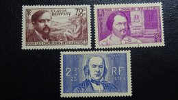&IBF 165B& FRANCE YVERT 437-438-439 , MICHEL 451-452-453 MNH**. - Unused Stamps
