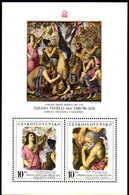 CZECHOSLOVAKIA 1978  Titian Painting Block MNH / **.  Michel  Block 37 - Ungebraucht