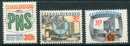 CZECHOSLOVAKIA 1978  Communications Anniversaries MNH / **.  Michel 2466-68 - Unused Stamps